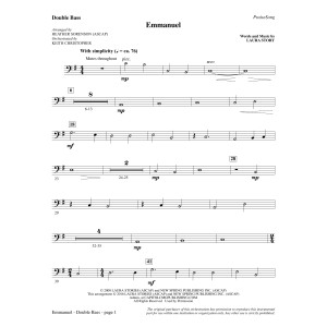 Emmanuel - Double Bass