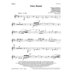 Glory Bound - Violin 1