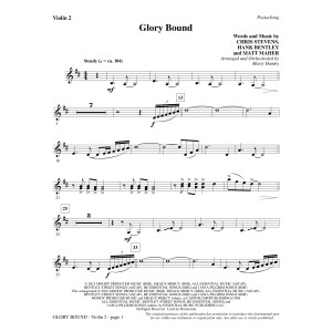 Glory Bound - Violin 2