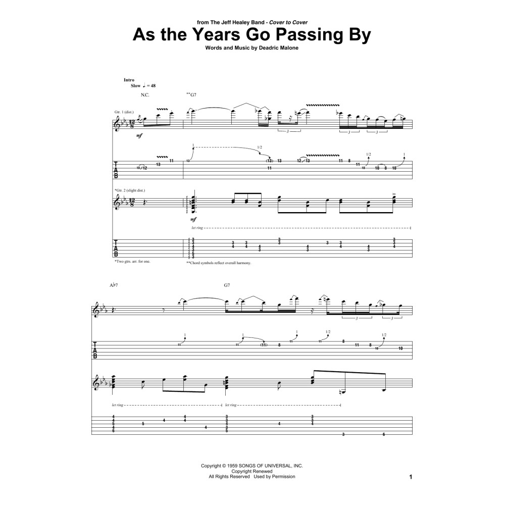 As The Years Go Passing By
