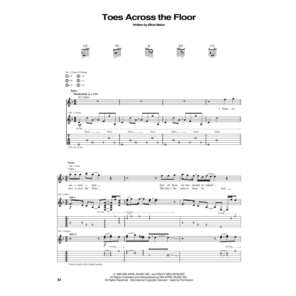 Toes Across The Floor