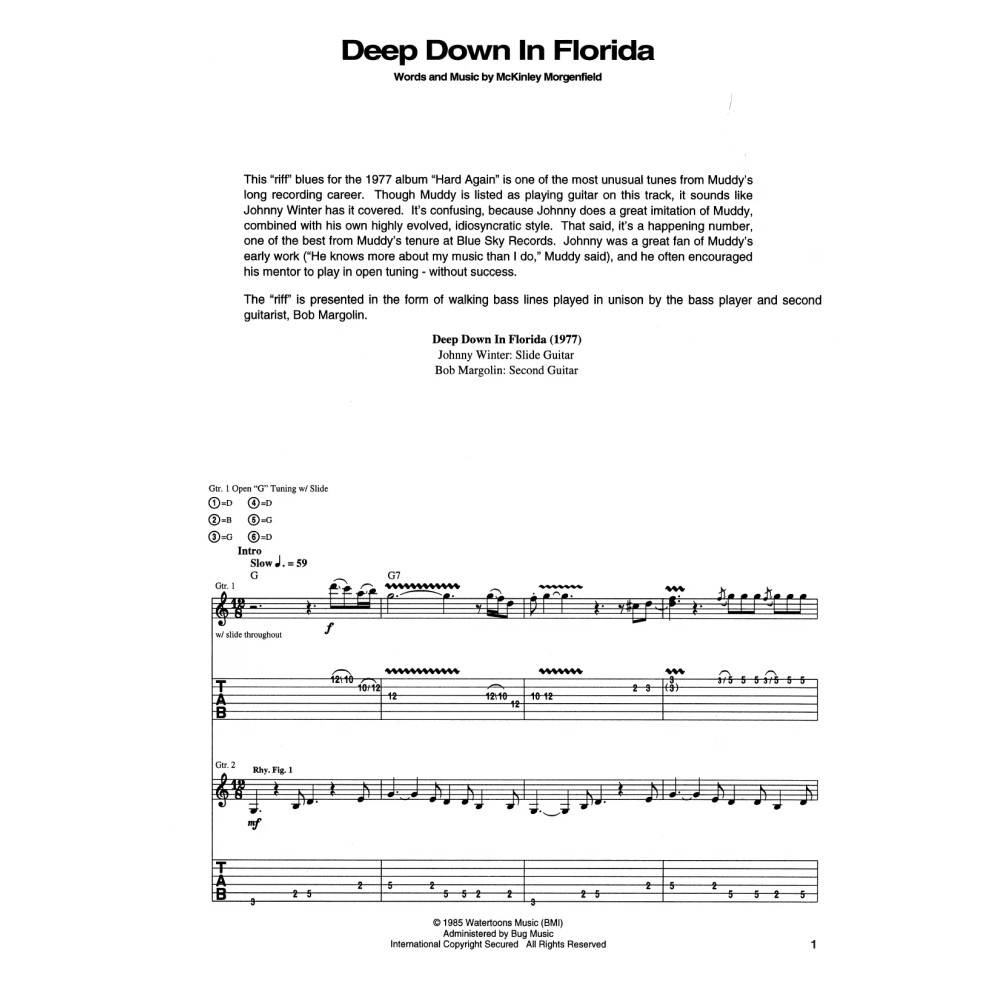 Deep Down In Florida