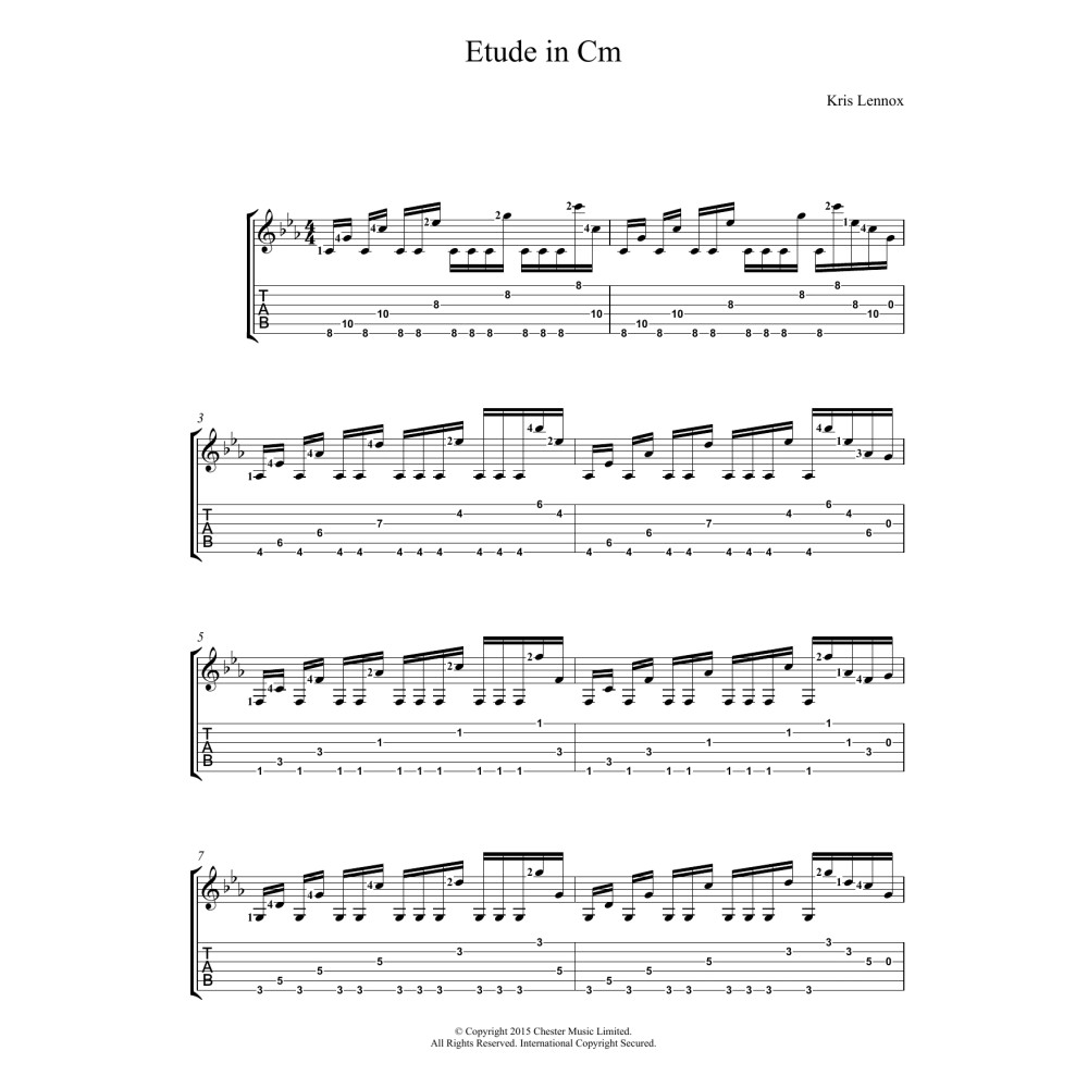 Etude In Cm