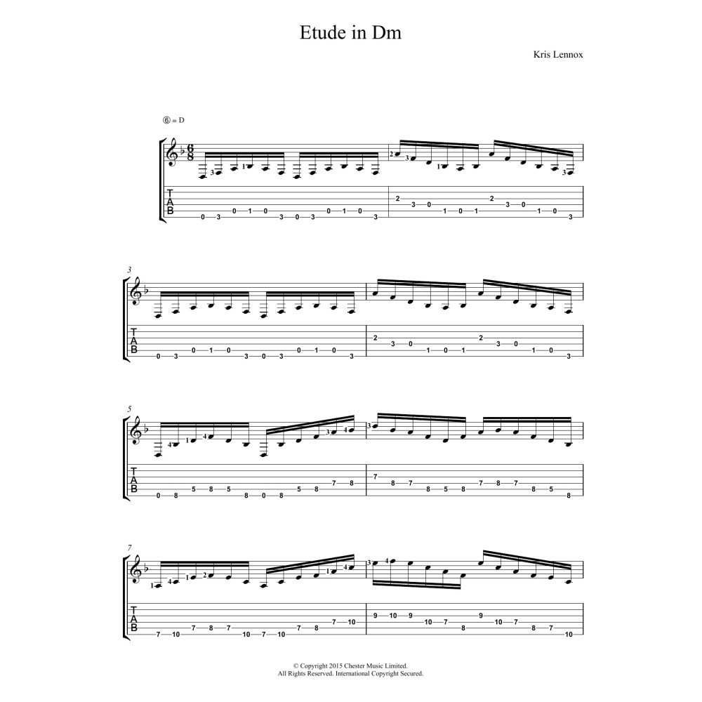Etude In Dm