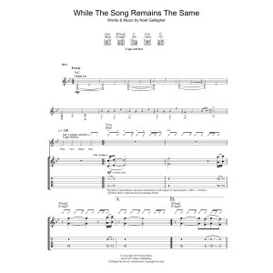 While The Song Remains The Same