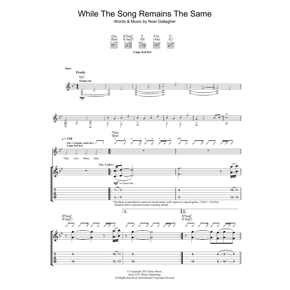 While The Song Remains The Same