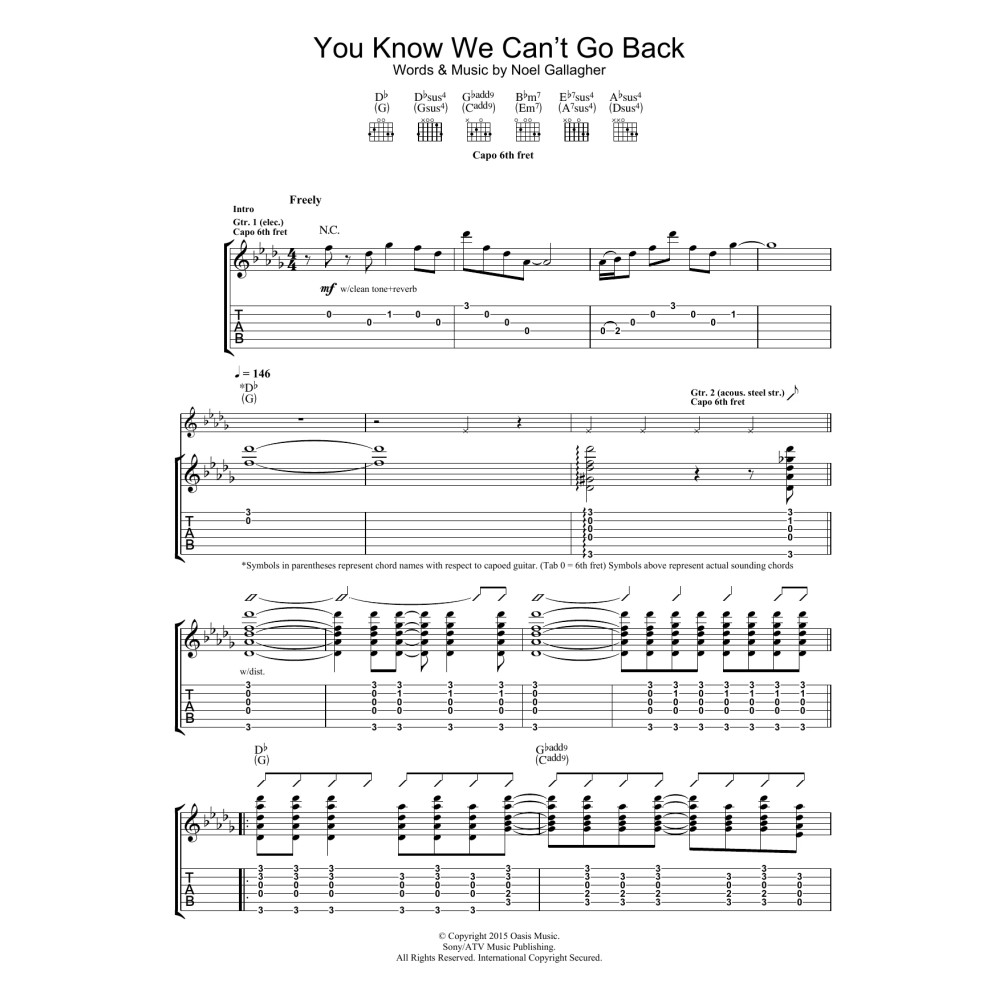 You Know We Can't Go Back