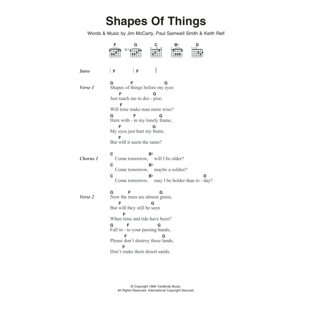 Shapes Of Things