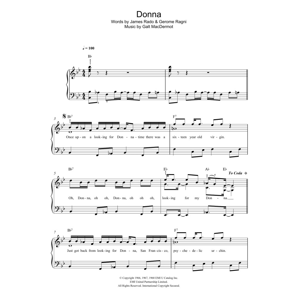Donna (from 'Hair')