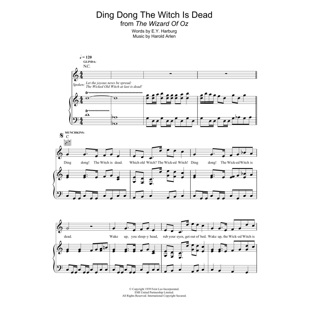 Ding-Dong! The Witch Is Dead (from 'The Wizard Of Oz')