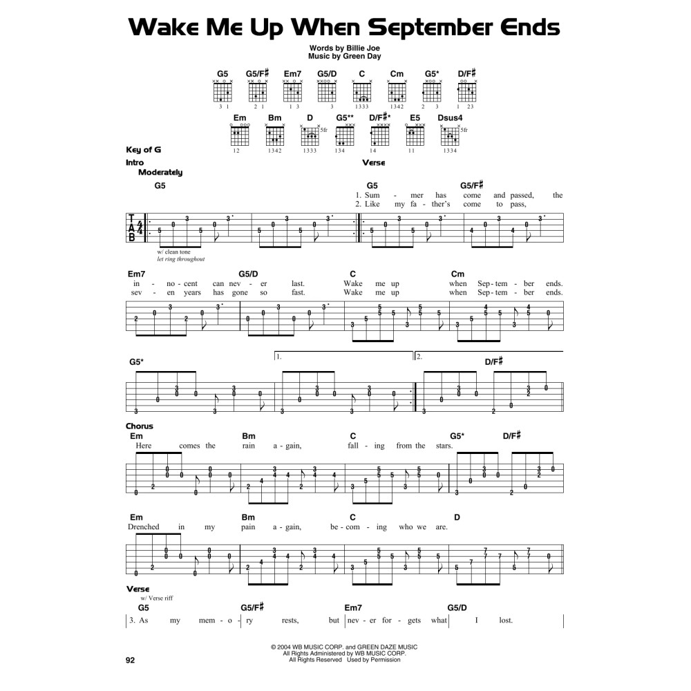 Wake Me Up When September Ends