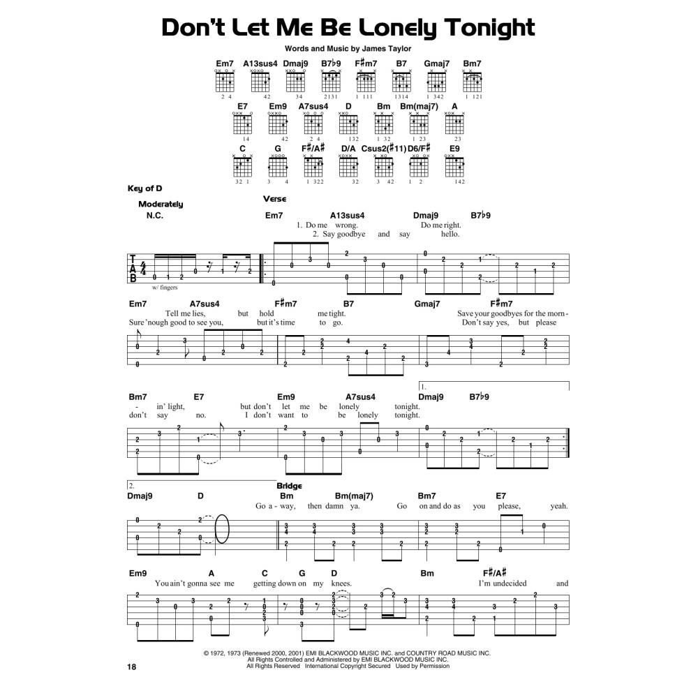 Don't Let Me Be Lonely Tonight