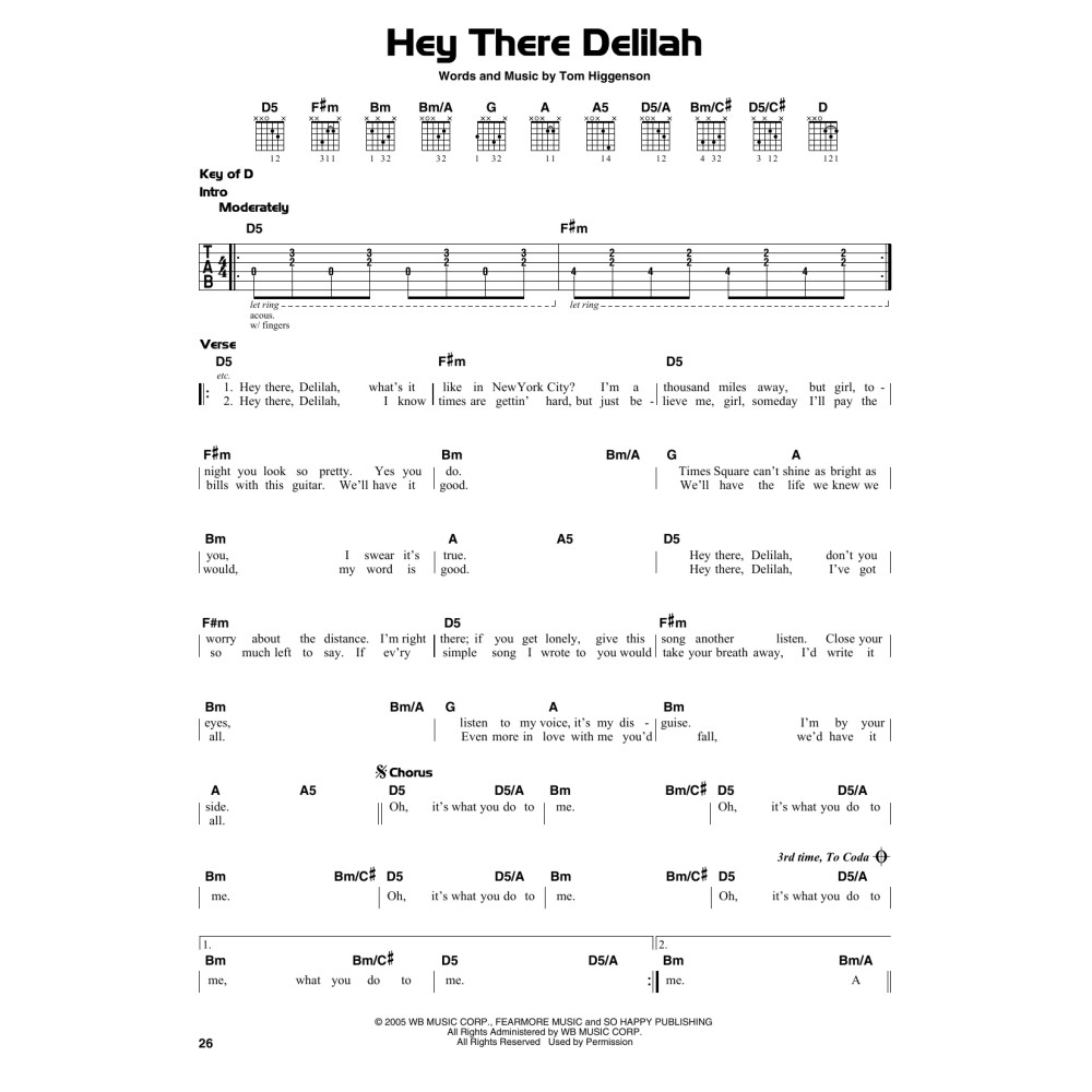 Hey There Delilah