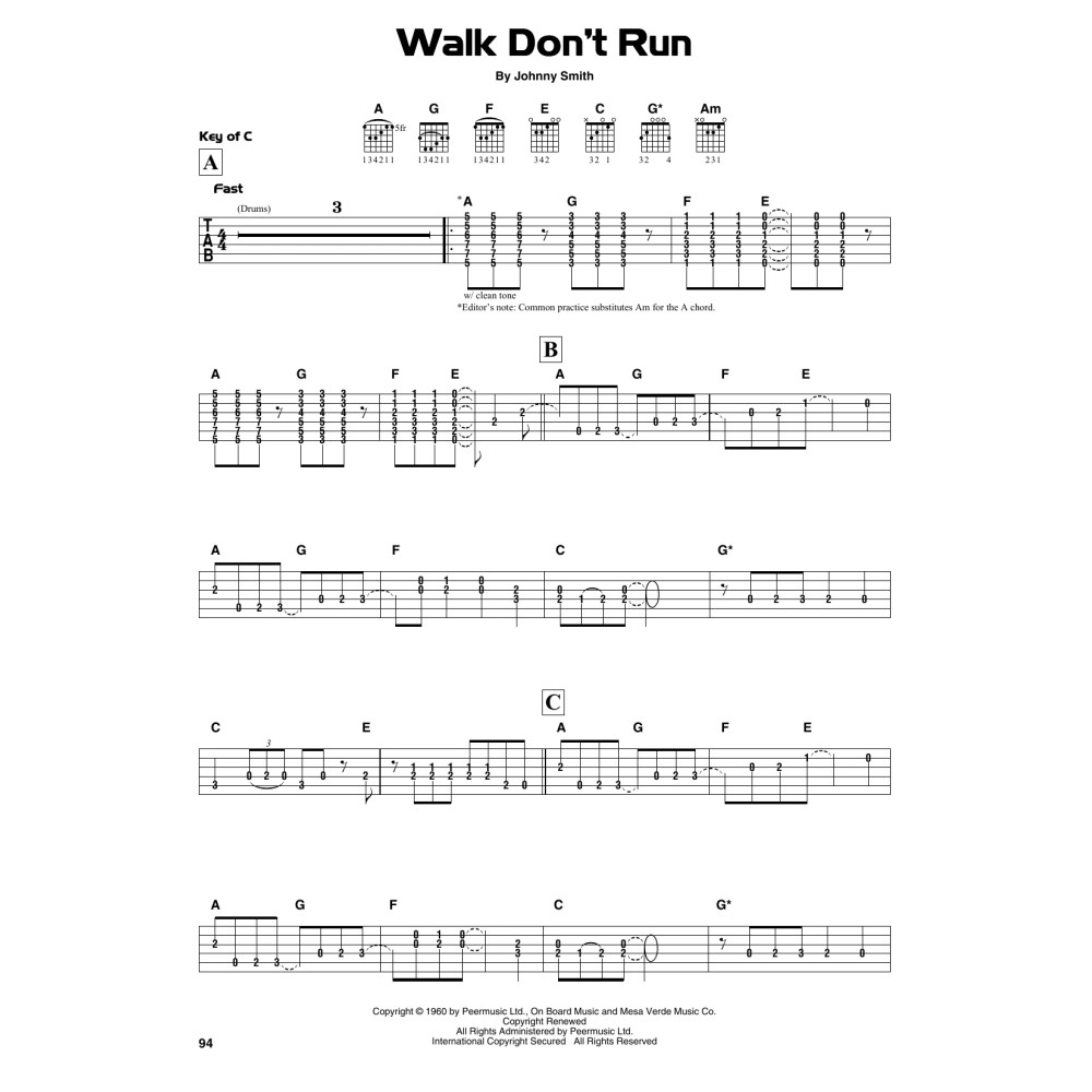 Walk Don't Run