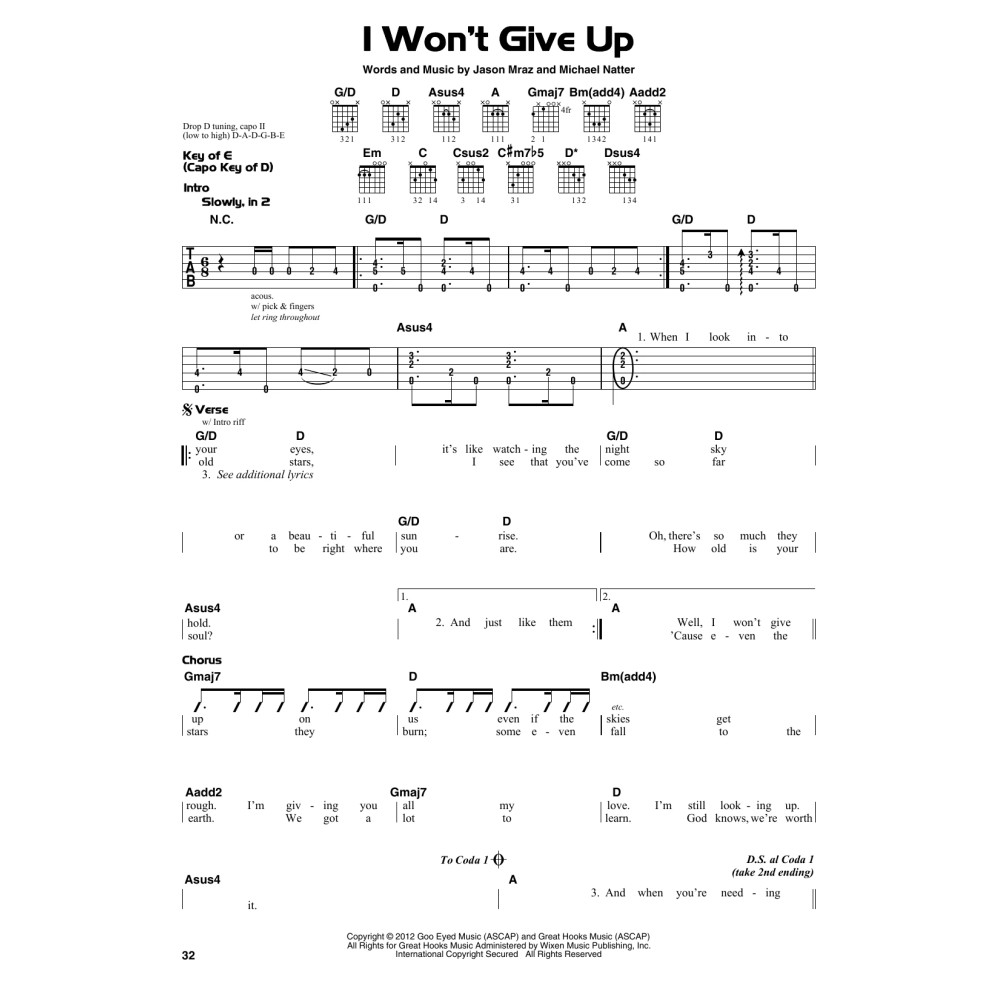 I Won't Give Up
