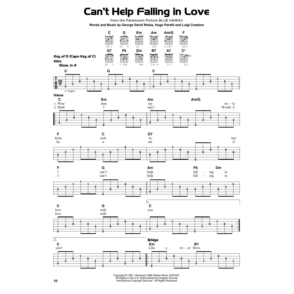 Can't Help Falling In Love