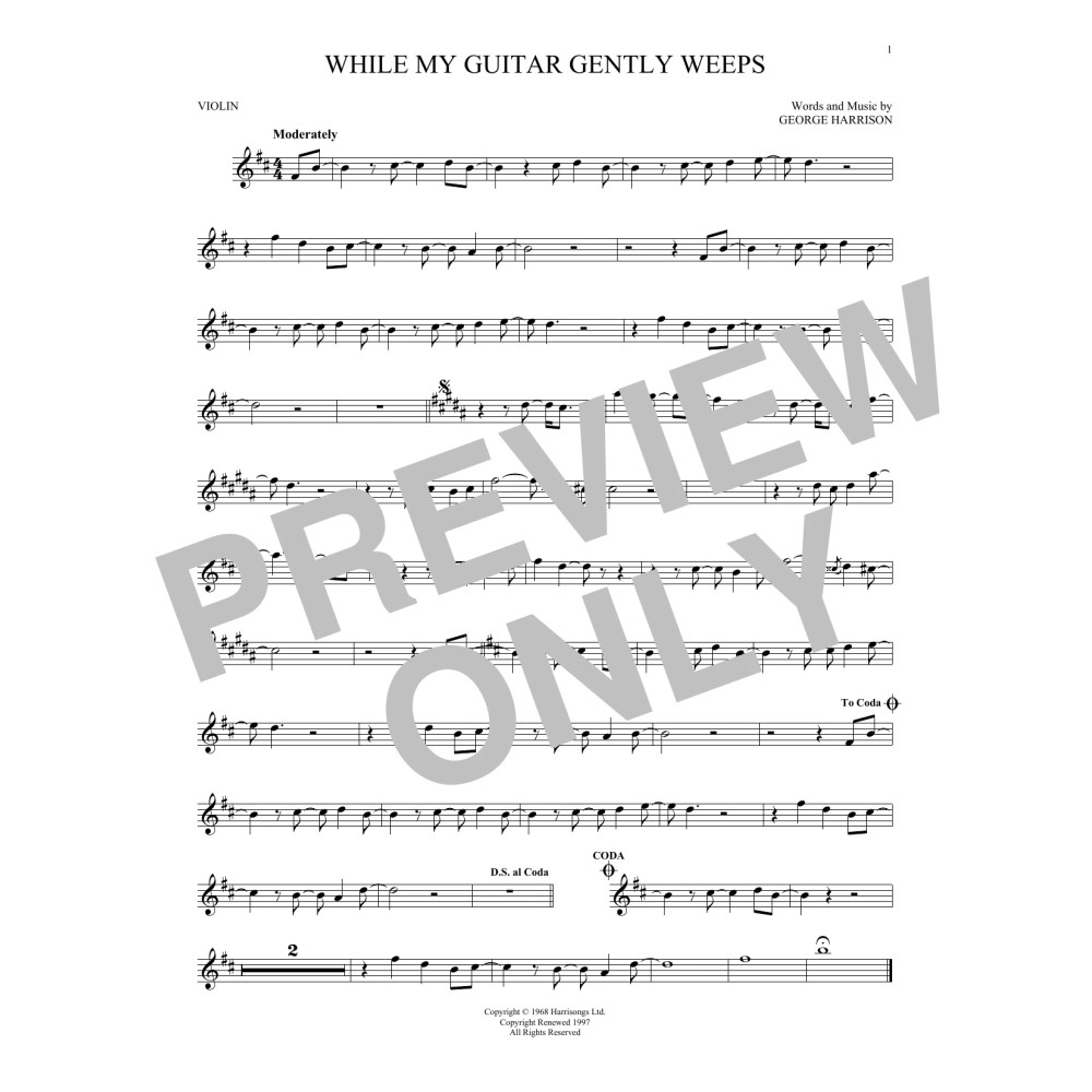 While My Guitar Gently Weeps