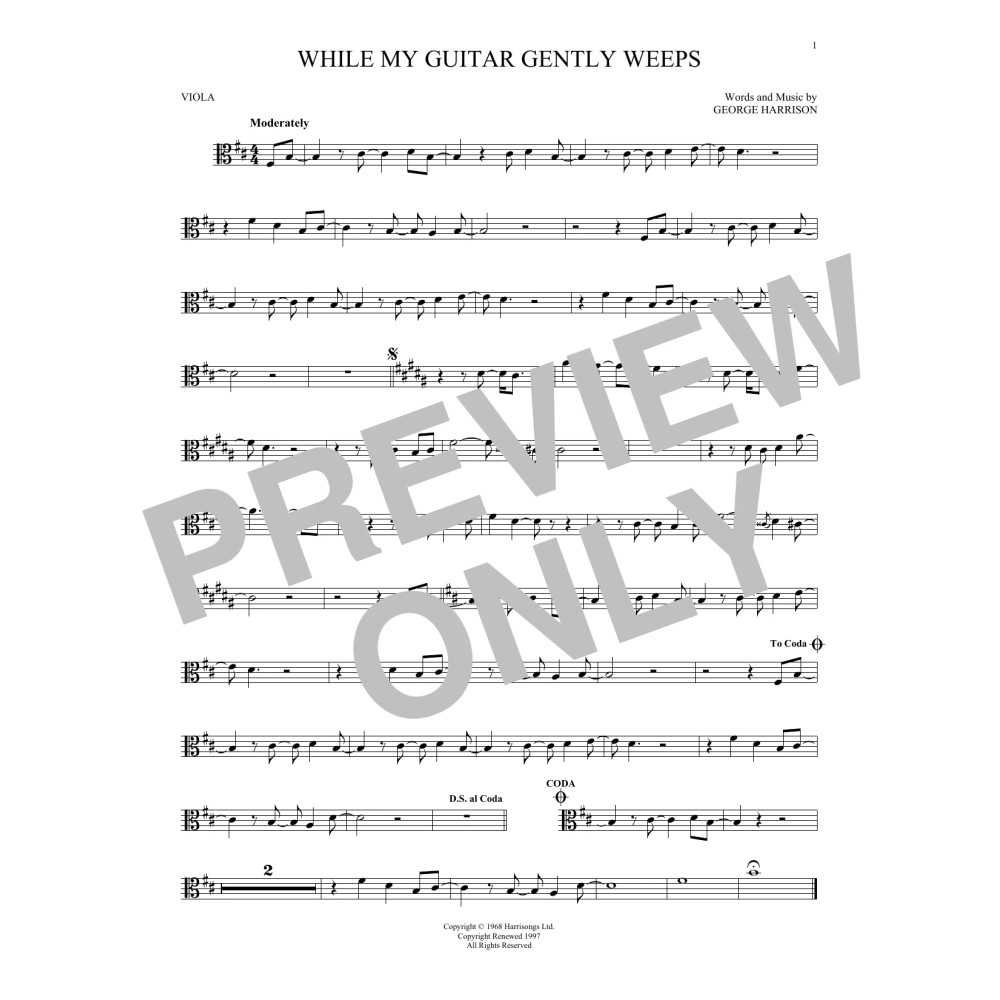 While My Guitar Gently Weeps