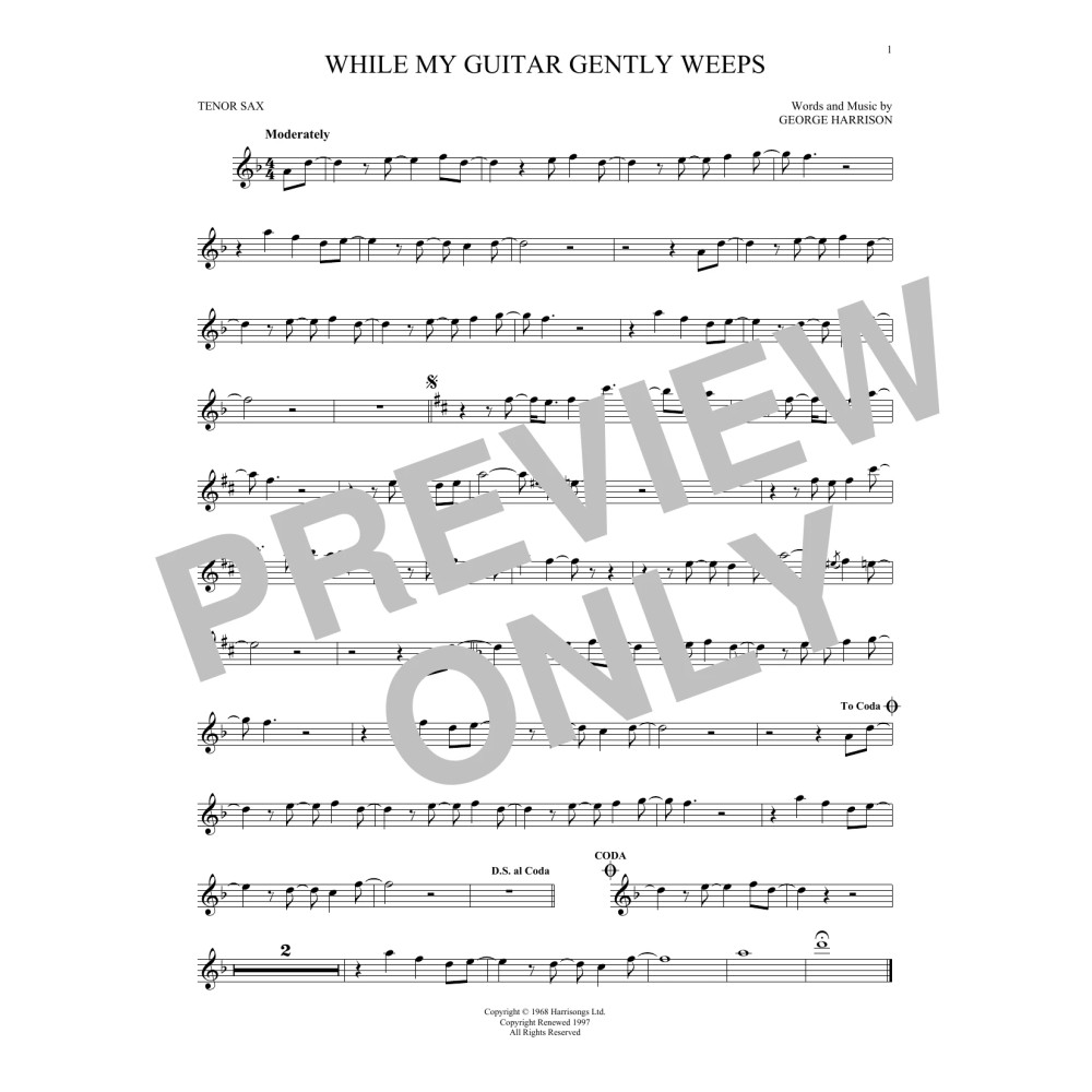 While My Guitar Gently Weeps