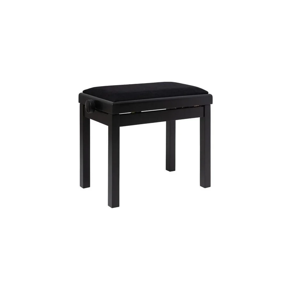 Stagg PB06G Banquette Piano Noir Mat Velours Noir
