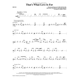 That's What Love Is For - Drums