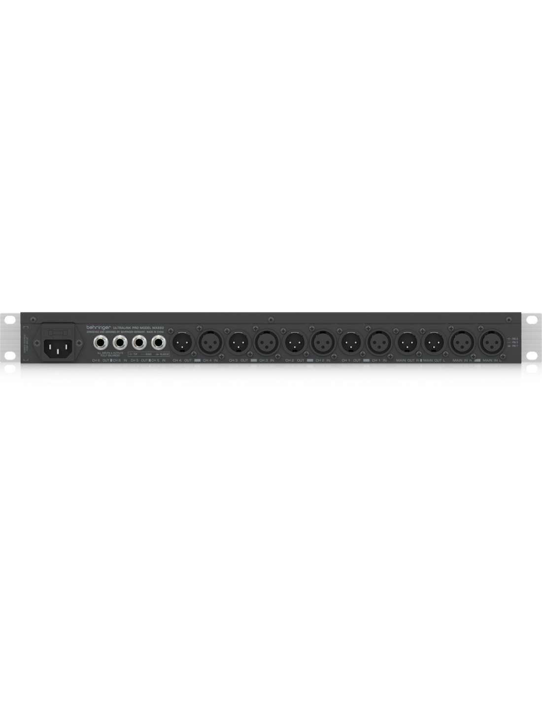 BEHRINGER MX882 スプリッター ミキサー ベリンガー　電源コード BEHRINGER MX882 V2 ULTRALINK PRO｜ミュージックランドKEY