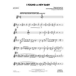 I Found a New Baby - Alto Sax 2