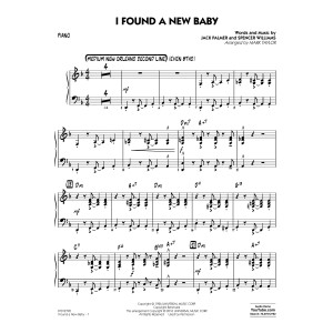 I Found a New Baby - Piano