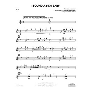 I Found a New Baby - Flute