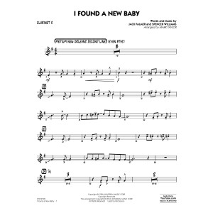I Found a New Baby - Bb Clarinet 2