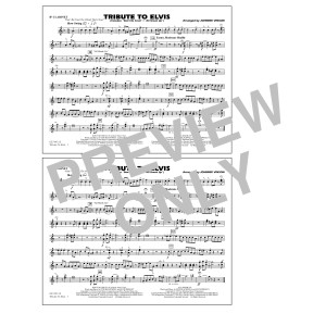 Tribute To Elvis Dont Be Cruel And All Shook Up - Bb Clarinet