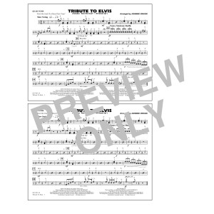 Tribute To Elvis Dont Be Cruel And All Shook Up - Quad Toms