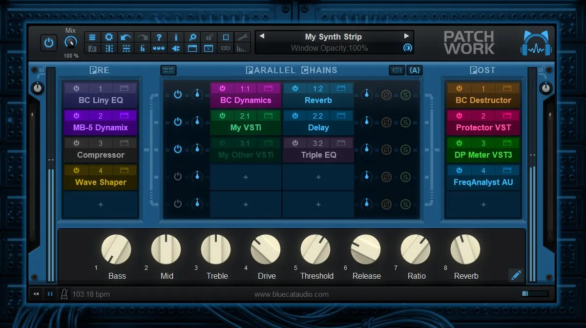 Interfaz Blue Cat Audio PatchWork