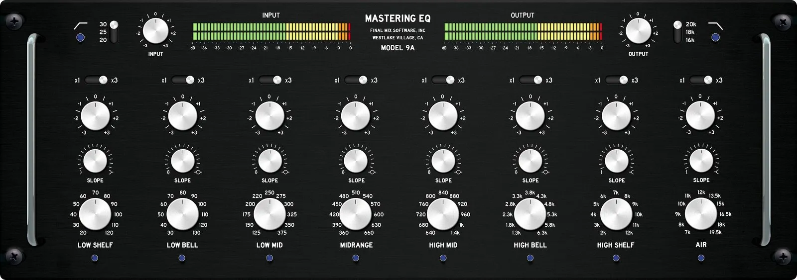 Final Mix Software - interfaz del plugin