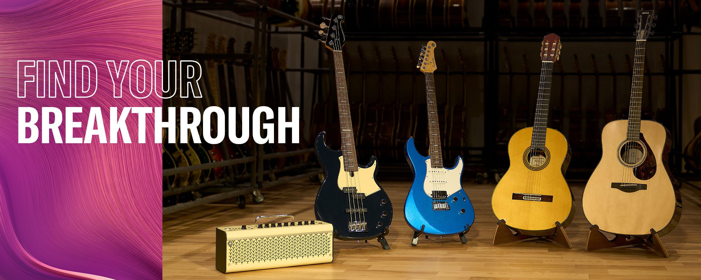 Pianos et guitares Yamaha