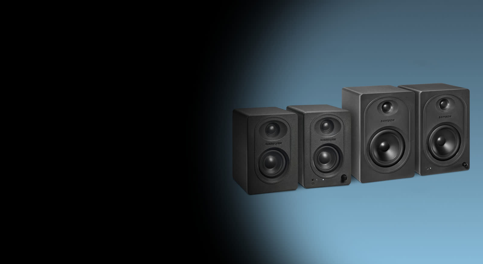 Moniteurs de studio Samson MediaOne - Enceintes de monitoring actives