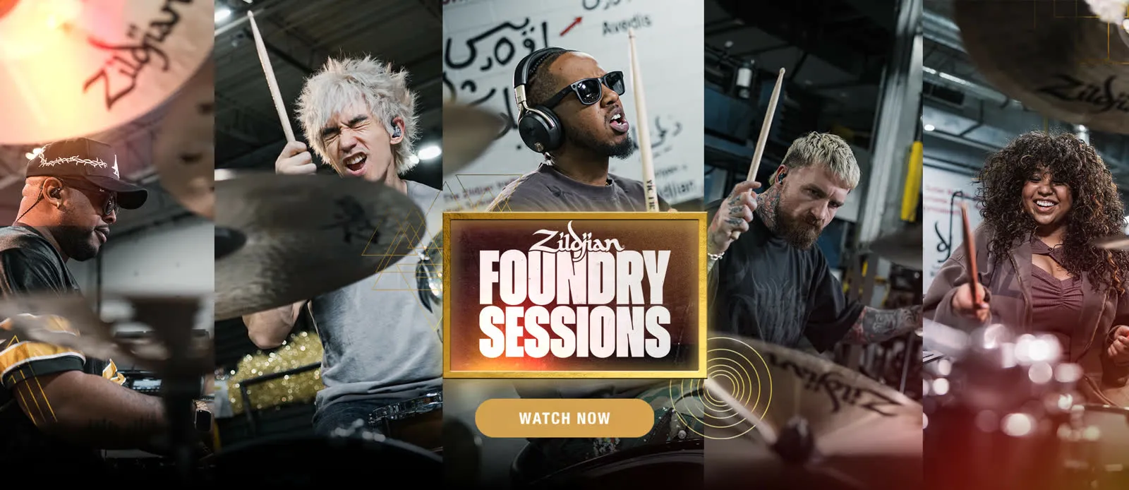 Session Foundry Zildjian - Batería en estudio