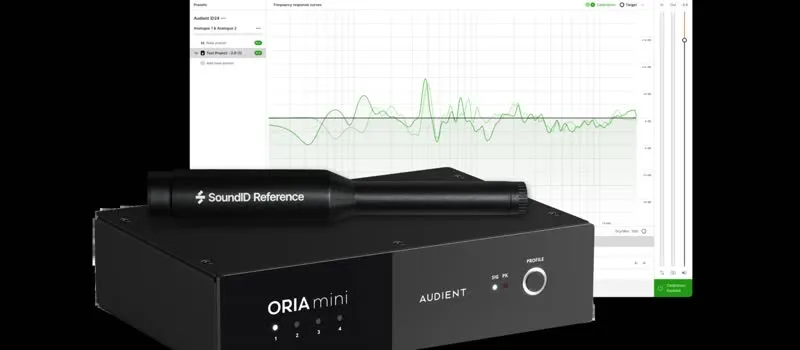 Audient ORIA Mini - correction acoustique