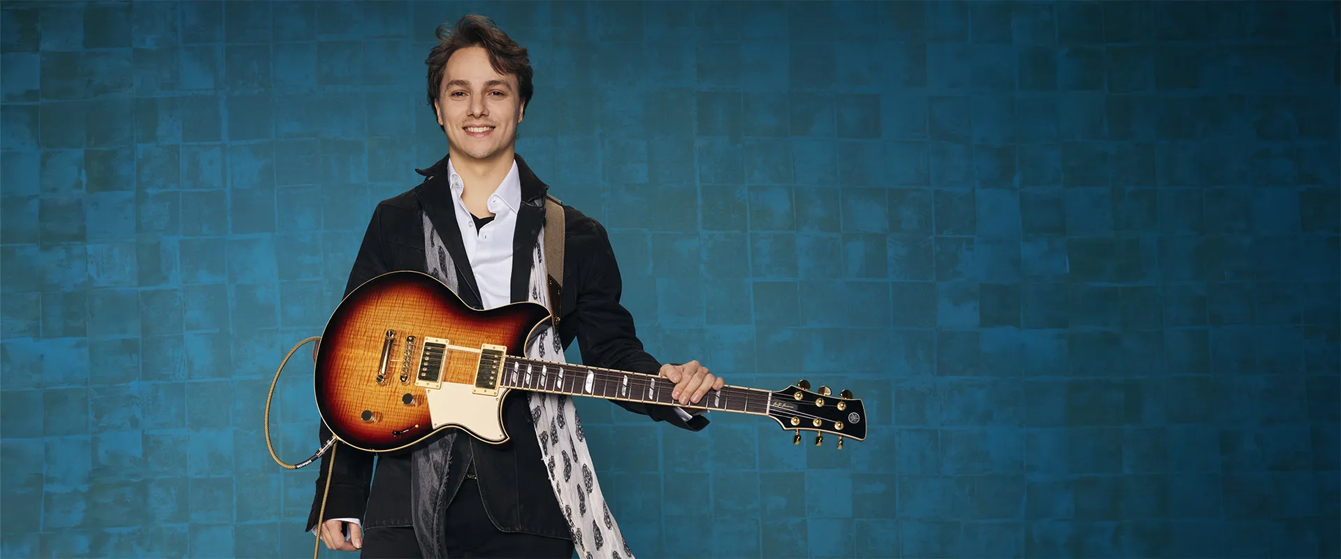 Matteo Mancuso con sus pastillas DiMarzio