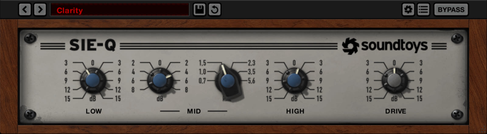 Soundtoys Sie-Q - Equaliseur de type Siemens vintage