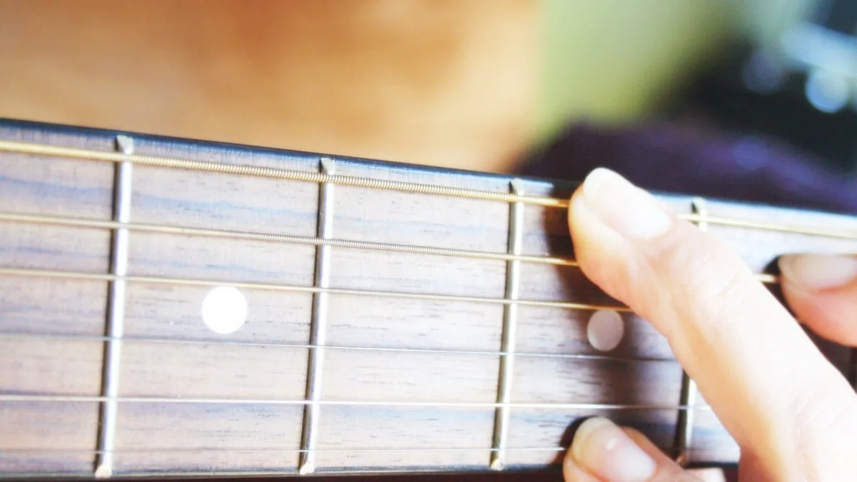 Light wood acoustic guitar Light wood acoustic guitar