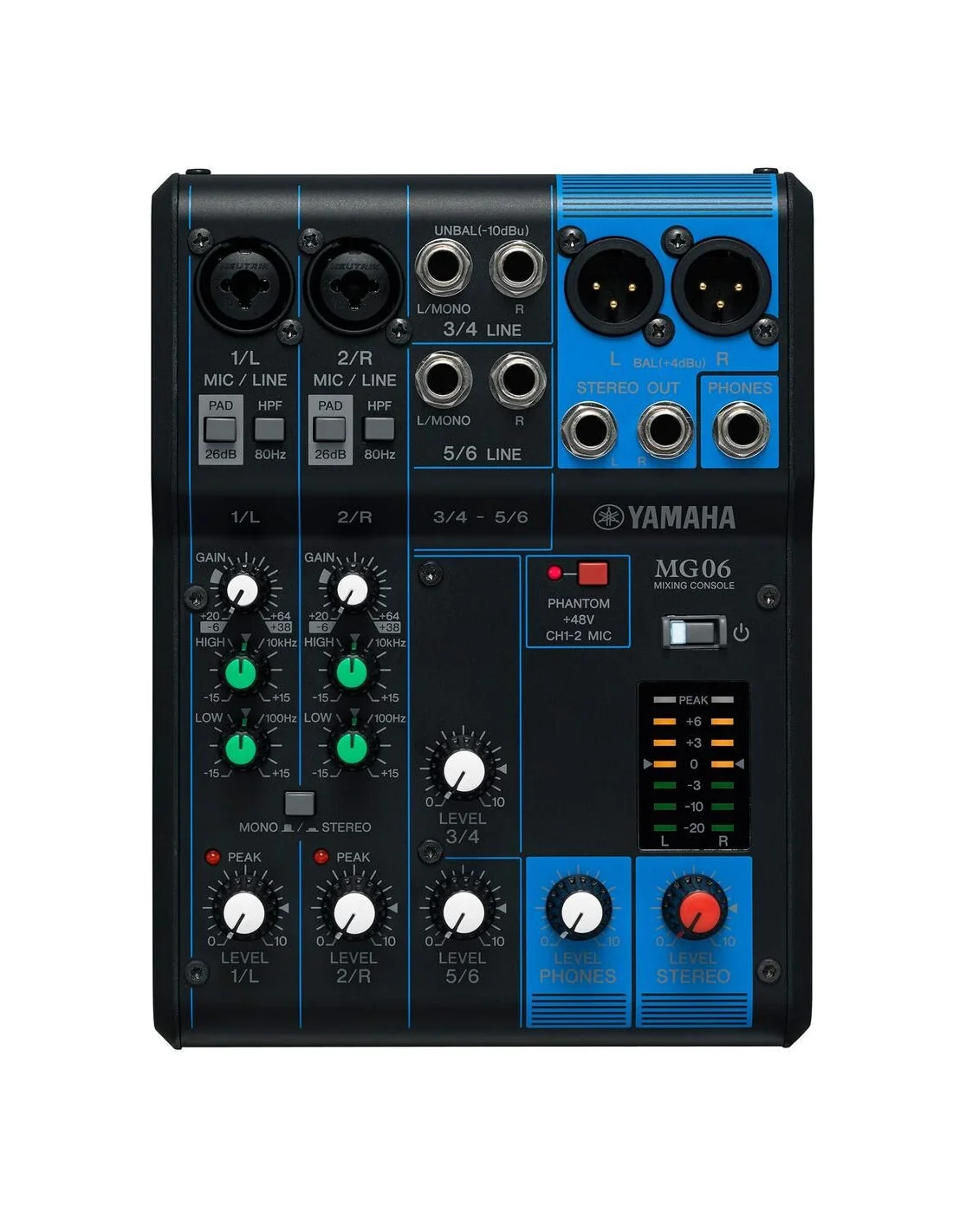 Table de mixage aux nombreux canaux pour groupe et événements